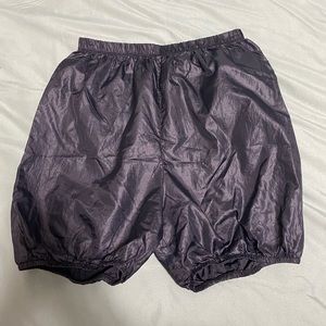 Body wrappers trashbag shorts